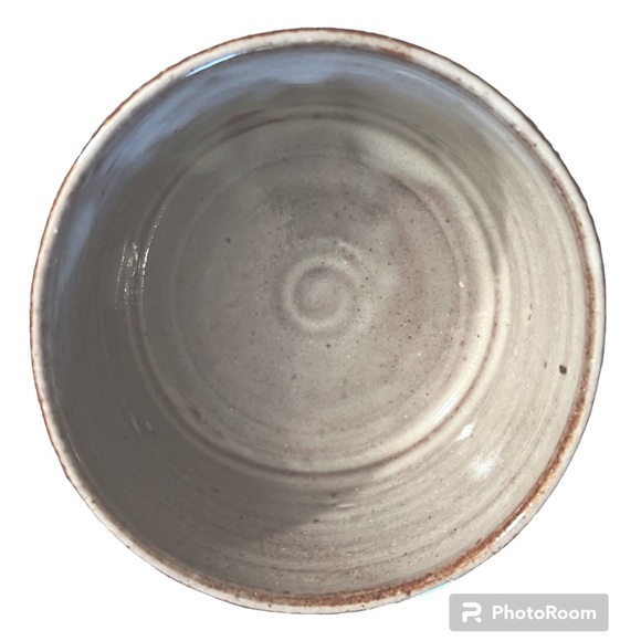 OWENS Pottery 4" Bowl w/ Flower Design, Seagrove North Carolina MINT CONDITION - Picture 2 of 3